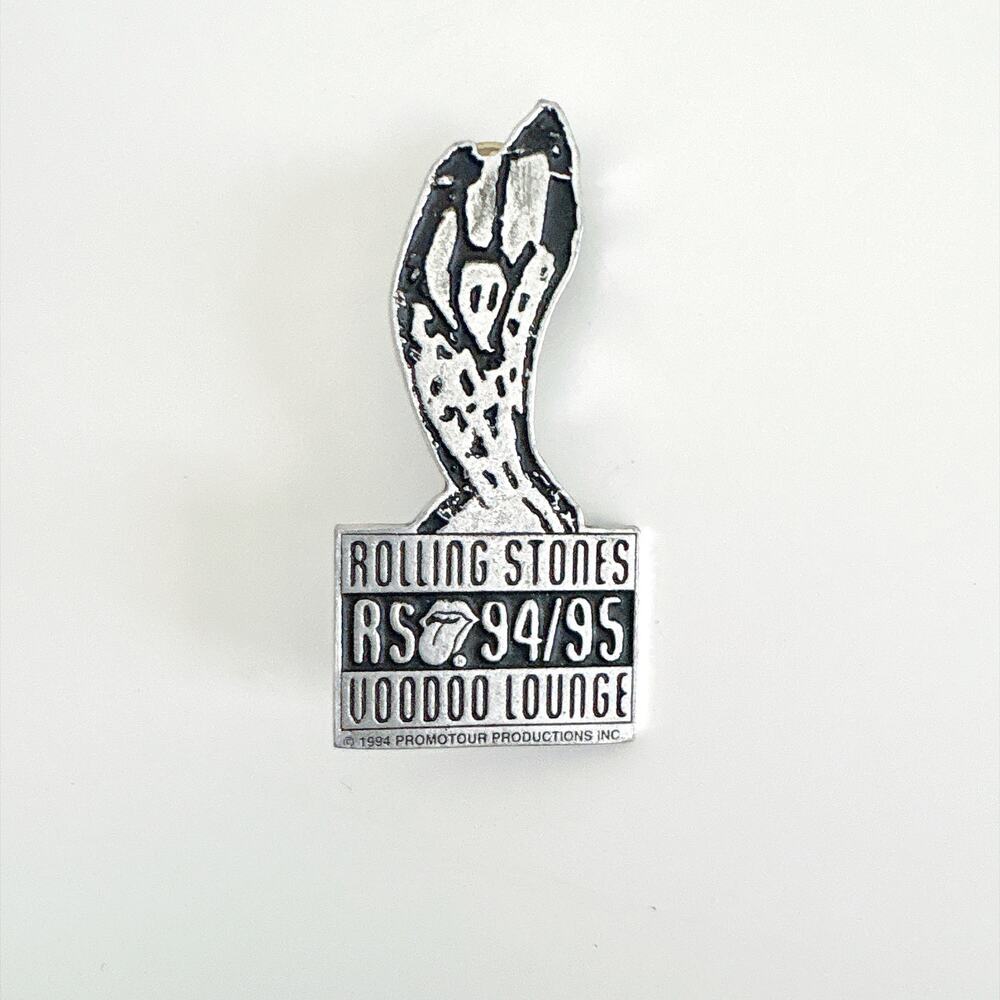 Vintage 1994 Rolling Stone "Voodoo Lounge" World Tour Enamel Lapel Pin